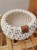 mały koszyk z bawełny na klucze