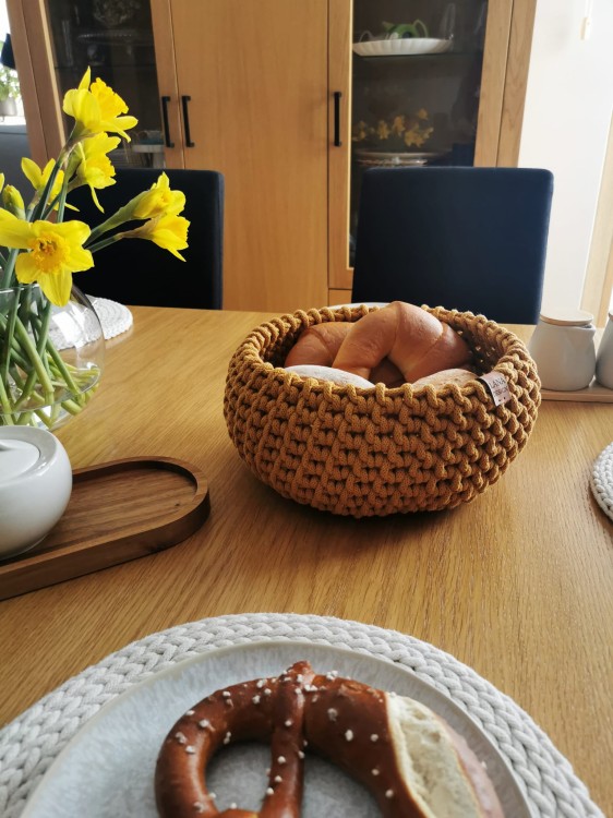 koszyk do chleba z bawełny